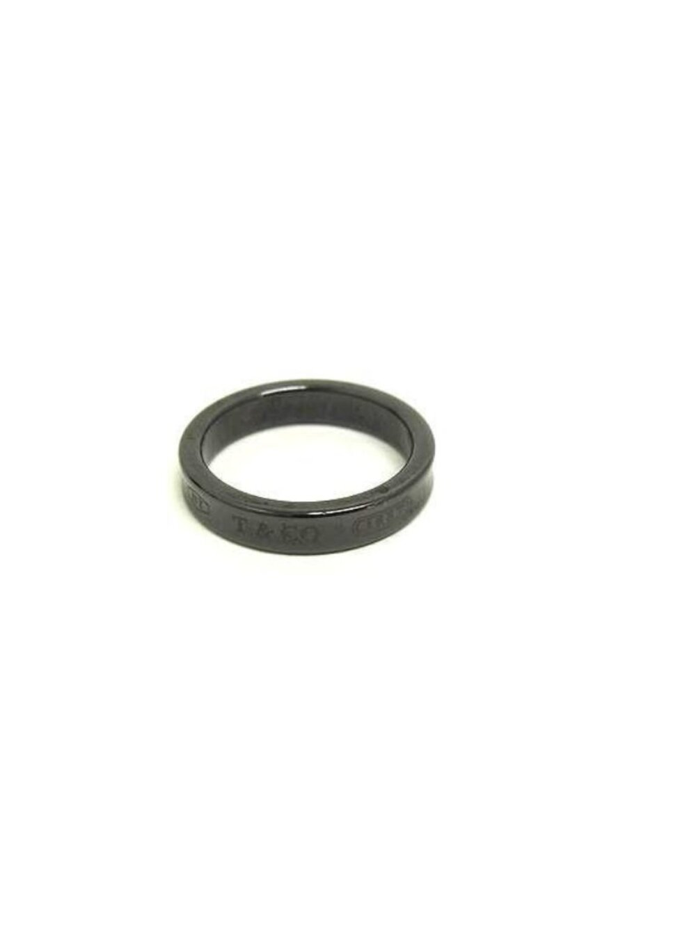 Tiffany & Co Ring 1837 Narrow Midnight Black Titanium